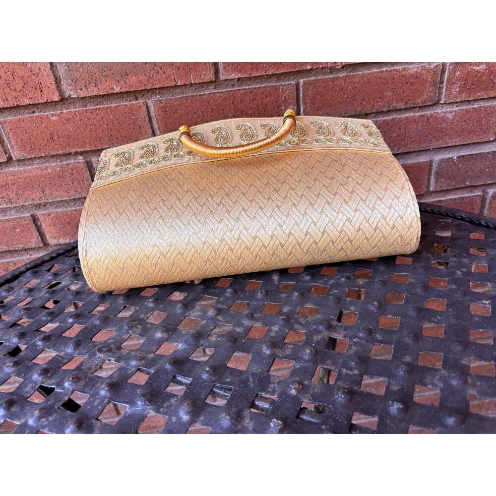 Gold Embelished Handbag - Picture 3 of 8